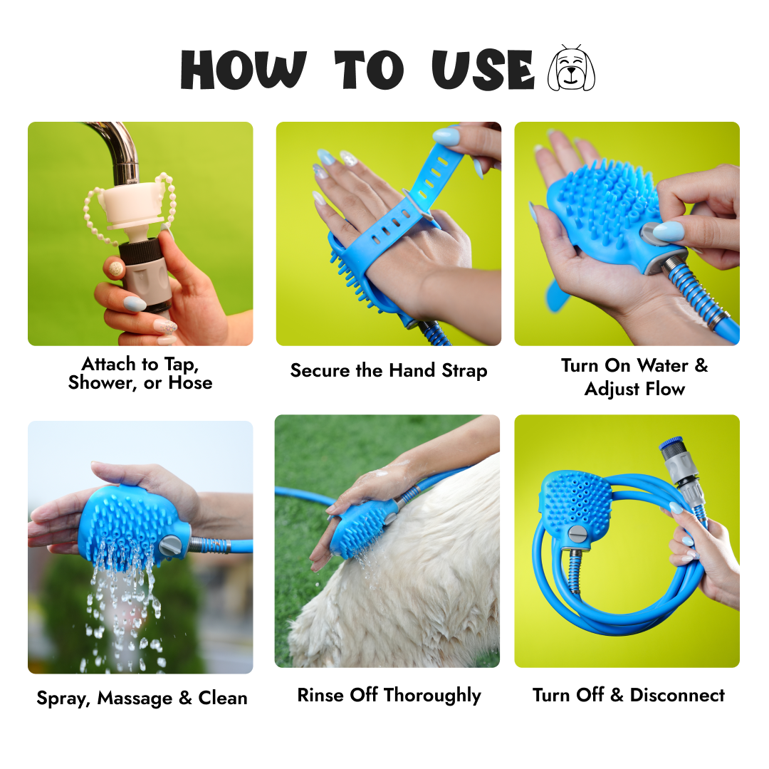 3-in-1 Pet Shower Kit